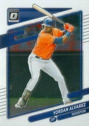2021 Donruss Optic Base Set Yordan Alvarez #177 card