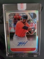 2021 Donruss Optic Retro 1987 Signatures Yordan Alvarez #RS87-YA card