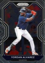 2021 Panini Prizm Base Set Yordan Alvarez #224 card