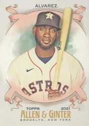 2021 Topps Allen & Ginter Base Set Yordan Alvarez #331 card