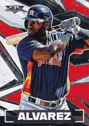 2021 Topps Fire Base Set Yordan Alvarez #53 card