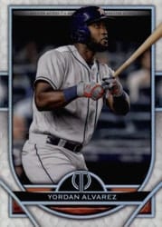 2021 Topps Tribute Base Set Yordan Alvarez #62 card