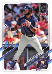 2021 Topps UK Edition Base Set Yordan Alvarez #90 card