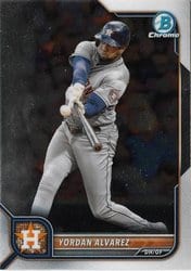 2022 Bowman Chrome Base Set Yordan Alvarez #36 card