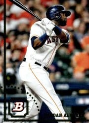 2022 Bowman Heritage Base Set Yordan Alvarez #80 card
