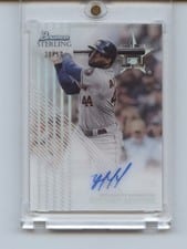 2022 Bowman Sterling Tek Autographs Yordan Alvarez #STA-YA card