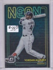 2022 Donruss Optic Neon Yordan Alvarez #NEON-6 card