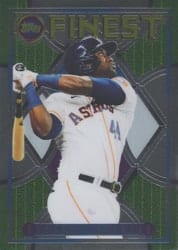 2022 Finest Flashbacks Base Set Yordan Alvarez #107 card