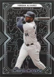 2022 Panini Chronicles Obsidian Yordan Alvarez #46 card