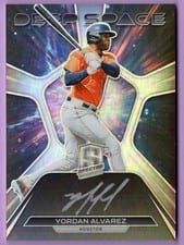 2022 Panini Chronicles Spectra Deep Space Signatures Yordan Alvarez #DSS-YA card