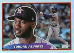 2022 Topps Archives 1988 Topps Big Foil Yordan Alvarez #88BF-21 card