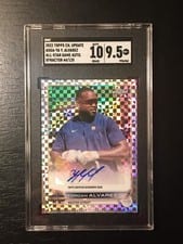 2022 Topps Chrome Update 2022 All-Star Game Autograph Yordan Alvarez #ASGA-YA card