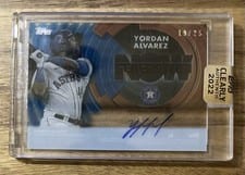 2022 Topps Clearly Authentic Generation Now Autographs Yordan Alvarez #GNA-YA card