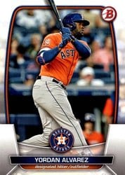 2023 Bowman Base Set Yordan Alvarez #29 card