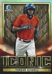2023 Bowman Chrome Iconic Yordan Alvarez #BI-4 card