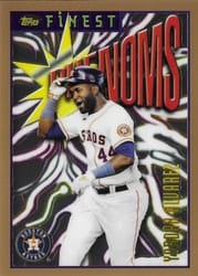 2023 Finest Flashbacks Base Set Yordan Alvarez #40 card