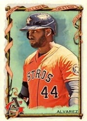 2023 Topps Allen & Ginter Base Set Yordan Alvarez #356 card