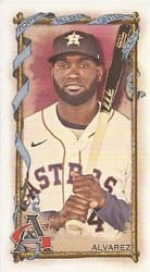 2023 Topps Allen & Ginter Minis Yordan Alvarez #34 card