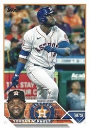 2023 Topps Base Set Yordan Alvarez #181 card