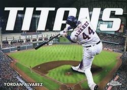 2023 Topps Chrome Titans Yordan Alvarez #CT-9 card