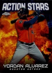 2023 Topps Chrome Update Action Stars Yordan Alvarez #ASC-9 card