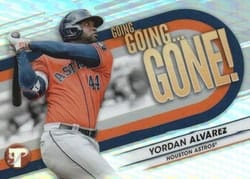 2023 Topps Pristine Going, Going Gone Yordan Alvarez #GGG-1 card