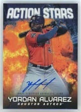 2023 Topps Update Action Stars Autographs Yordan Alvarez #AS-9 card
