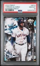 2024 Finest Diamond Finest Yordan Alvarez #DF-15 card