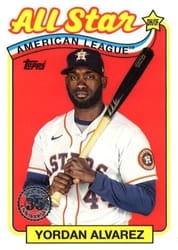 2024 Topps 1989 Topps Baseball 35th Anniversary All-Stars Yordan Alvarez #89ASB-46 card
