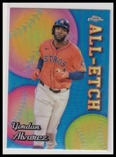 2024 Topps Chrome Update All-Etch Yordan Alvarez #CAEU-8 card
