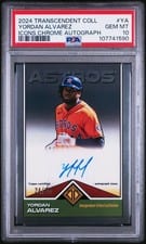 2024 Topps Transcendent Collection Autographs Yordan Alvarez #TCA-YA card