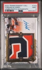 2024 Topps Transcendent Collection Jumbo Patch Autographs Yordan Alvarez #TJPA-YA3 card