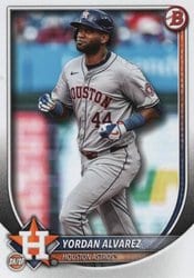 2025 Bowman Base Set Yordan Alvarez #25 card