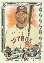 2025 Topps Allen & Ginter Base Set Yordan Alvarez #32 card