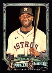 2025 Topps Allen & Ginter X Base Set Yordan Alvarez #32 card