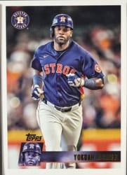 2025 Topps Archives Base Set Yordan Alvarez #155 card