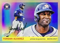 2025 Topps Chrome Platinum Base Set Yordan Alvarez #14 card