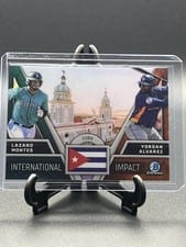 2024 Bowman Chrome International Impact Yordan Alvarez / Lazaro Montes #II-14 card