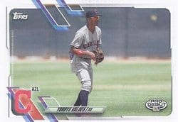 2021 Topps Pro Debut Base Set Yordys Valdes #PD-107 card