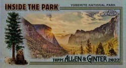 2022 Topps Allen & Ginter Chrome Inside the Park Minis Yosemite National Park #ITP-5 card