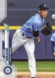 2020 Topps Update Base Set Yoshi Hirano #U-167 card