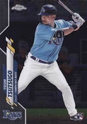 2020 Topps Chrome Update Base Set Yoshi Tsutsugo #U-26 card