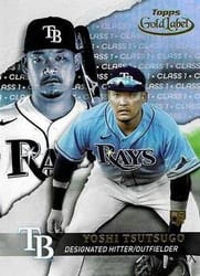 2020 Topps Gold Label Base Set Yoshi Tsutsugo #90 card