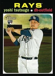 2020 Topps Heritage Base Set Yoshi Tsutsugo #548 card