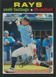 2020 Topps Heritage Base Set Yoshi Tsutsugo #548 card