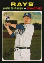 2020 Topps Heritage Base Set Yoshi Tsutsugo #548 card