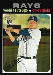 2020 Topps Heritage Base Set Yoshi Tsutsugo #548 card