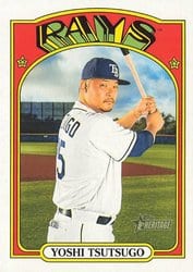 2021 Topps Heritage Base Set Yoshi Tsutsugo #415 card