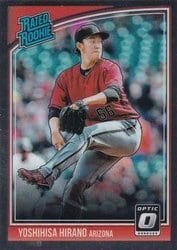 2018 Donruss Optic Base Set Yoshihisa Hirano #48 card