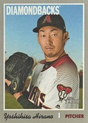 2019 Topps Heritage Base Set Yoshihisa Hirano #275 card